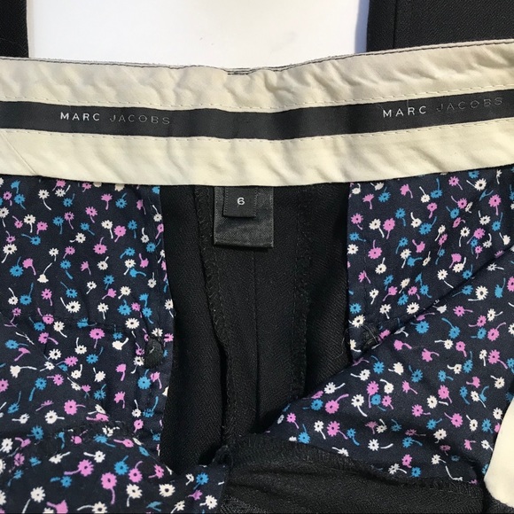 MARC JACOBS Classic Black Pants Slacks Trousers Size 6 - Picture 2 of 5